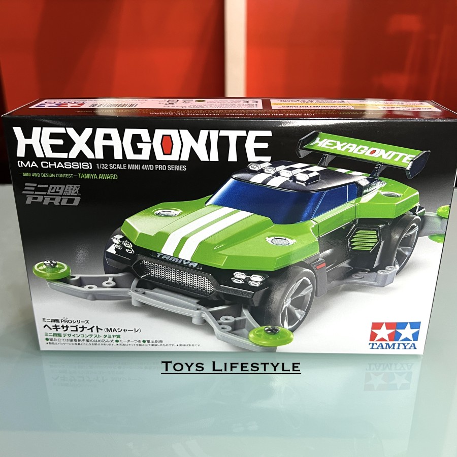 Jual Mainan Rakit Mobil Tamiya Mini 4WD - Hexagonite (ORIGINAL ...