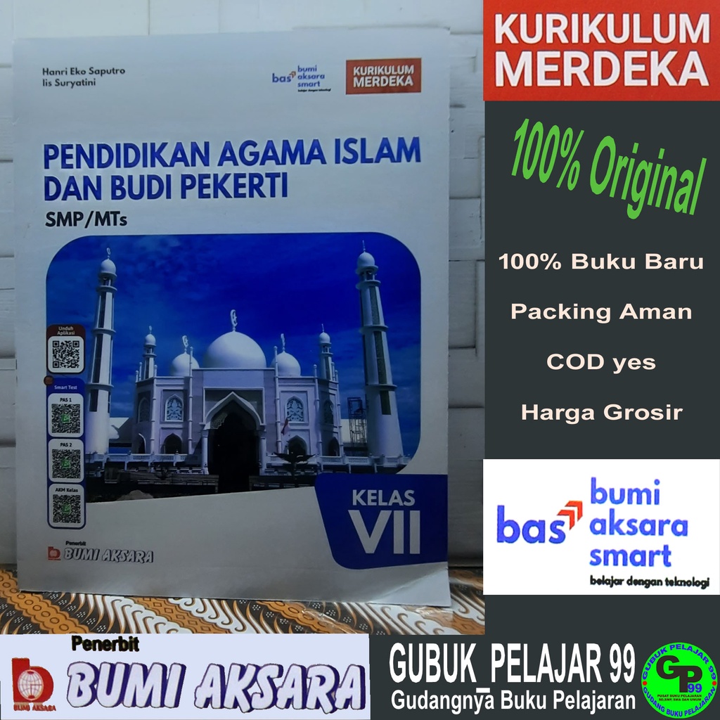 Jual Buku Siswa PENDIDIKAN AGAMA ISLAM DAN BUDI PEKERTI (PAI) Kelas 7 ...