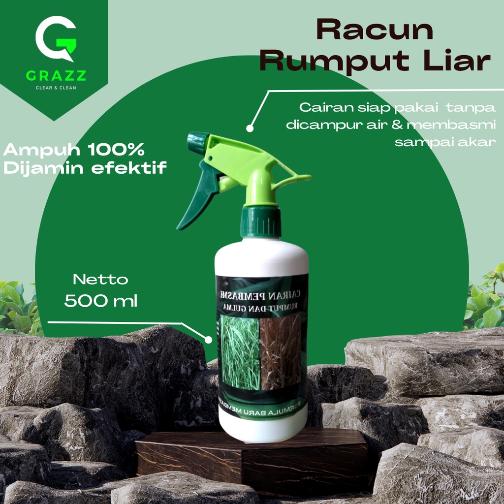 Jual Racun Rumput Paling Ampuh Siap Pakai 500ml Shopee Indonesia