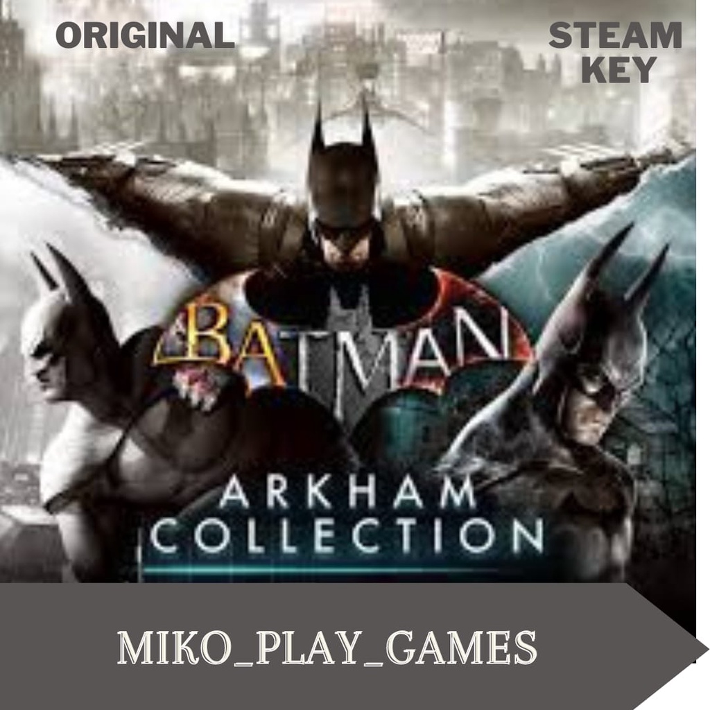 Jual BATMAN ARKHAM COLLECTION GAME PC ORIGINAL Shopee Indonesia