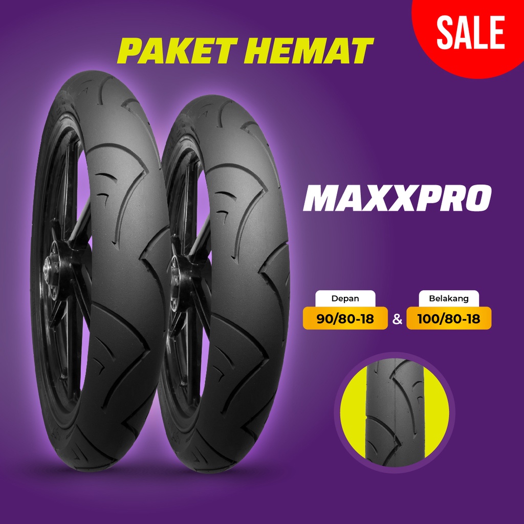 Jual Sepasang Ban Motor Mizzle Maxxpro Tubeless Shopee Indonesia