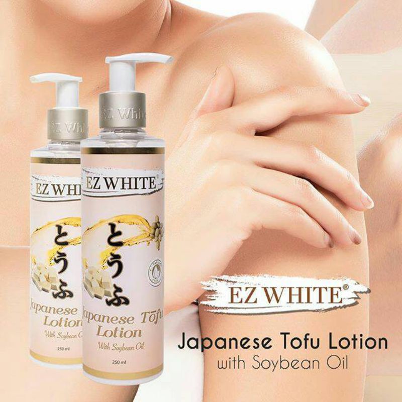 Jual EZ White Japanese Tofu Lotion With Soybean Oil 250ml Shopee Indonesia