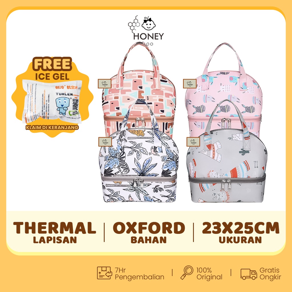 Jual Honey Boo Cooler Bag Asi Thermal Insulated Daya Simpan Tahan Lama Bahan Tebal Premium