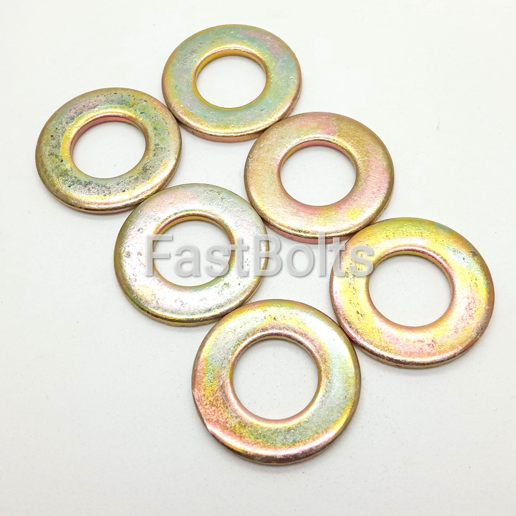 Jual Ring Plat M12 / Ring Plat Kuning / Washer Plate Kuning 12mm Baut ...