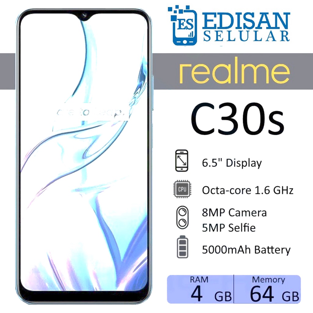 Jual Realme C30s 3/32 GB & 4/64 GB Garansi Resmi | Shopee Indonesia