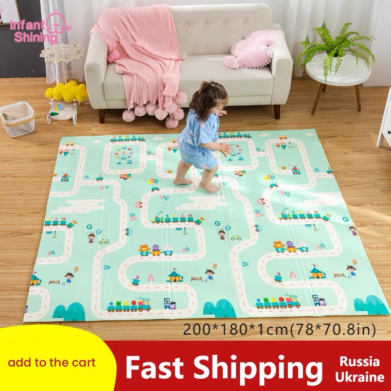 Jual Karpet Lipat Jumbo Matras Playmat Bayi Alas Lantai Waterproof Anti