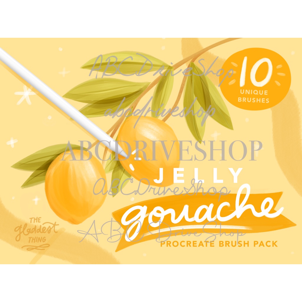 Jual Procreate Brush Jelly Gouache Brush Pack Shopee Indonesia