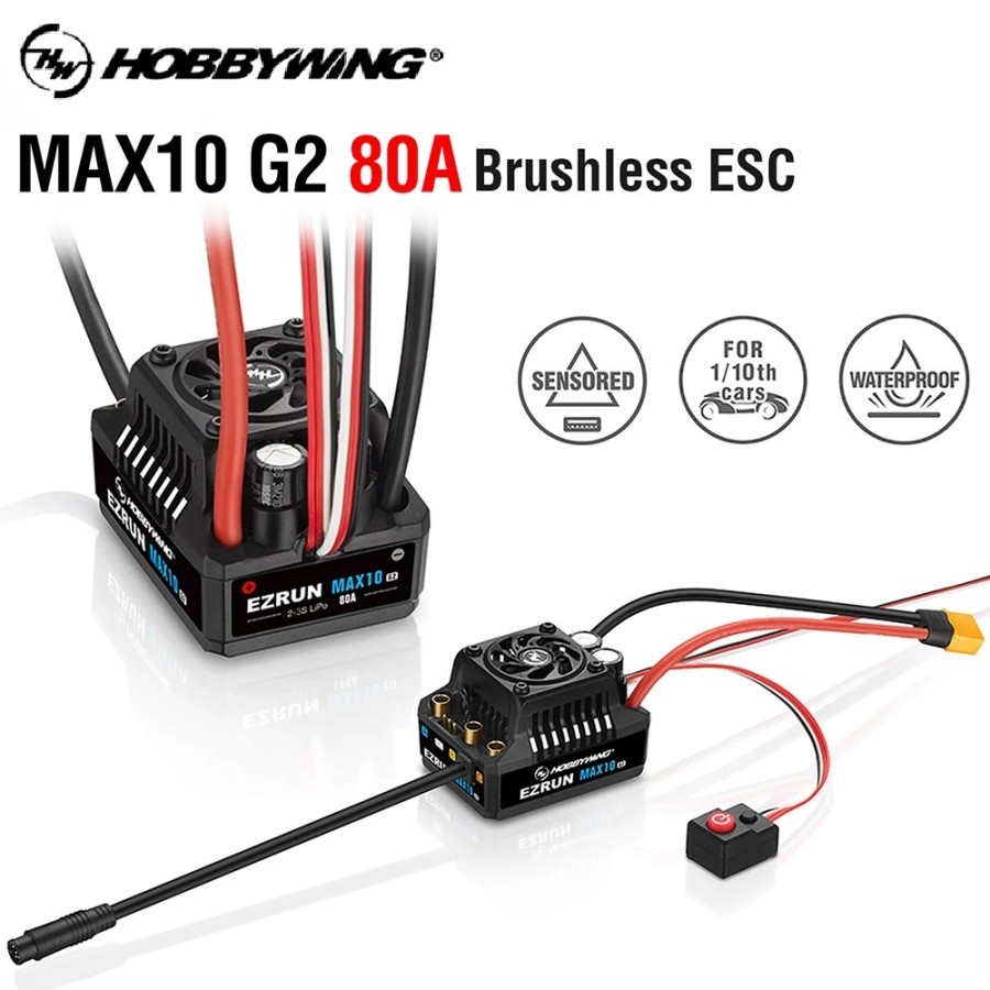 Câble Capteur HOBBYWING 300mm Pour Moteur Et ESC De Modélisme RC - Référence AC468, En Plastique, Neuf