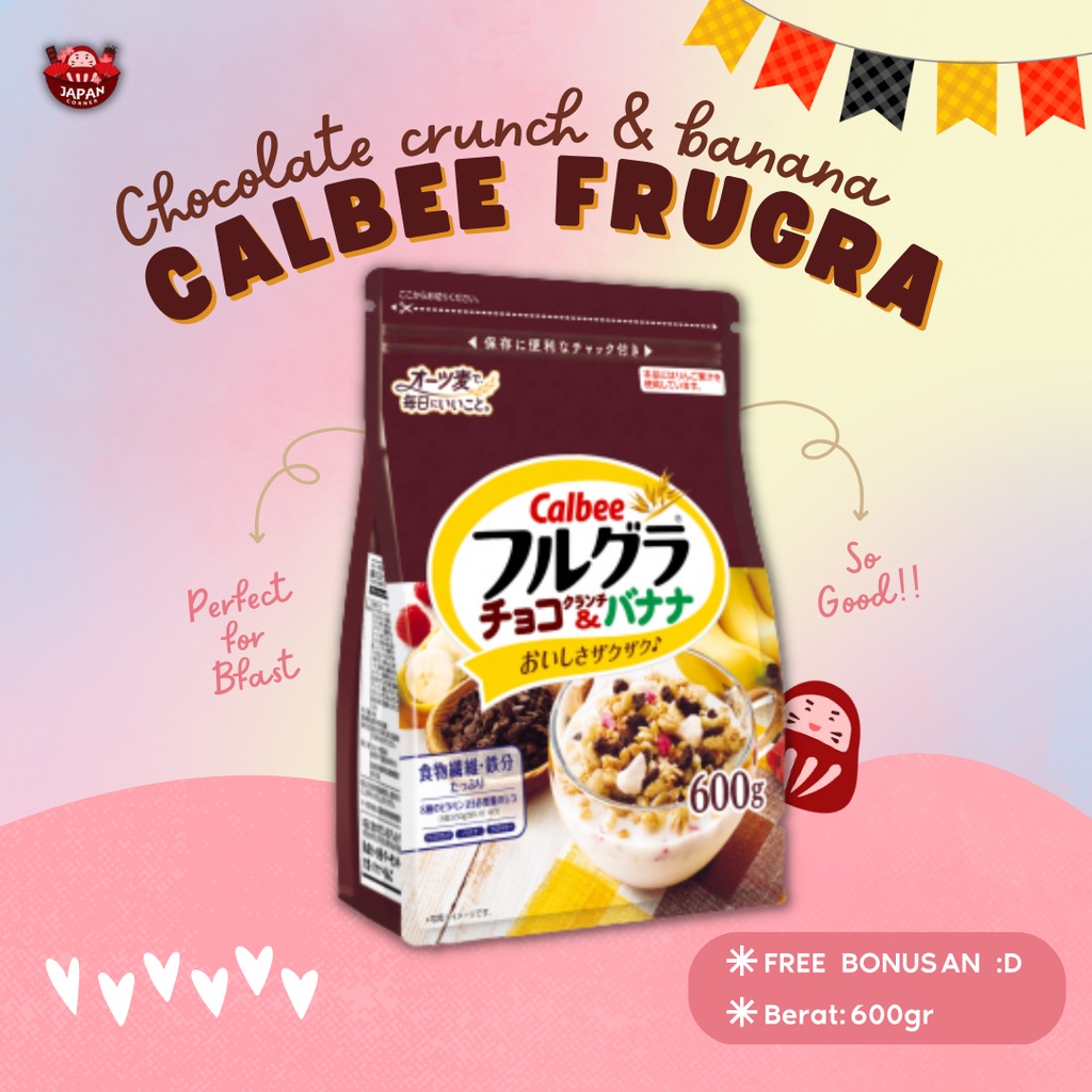 Jual Calbee Chocolate Crunch & Banana 600gr | Shopee Indonesia