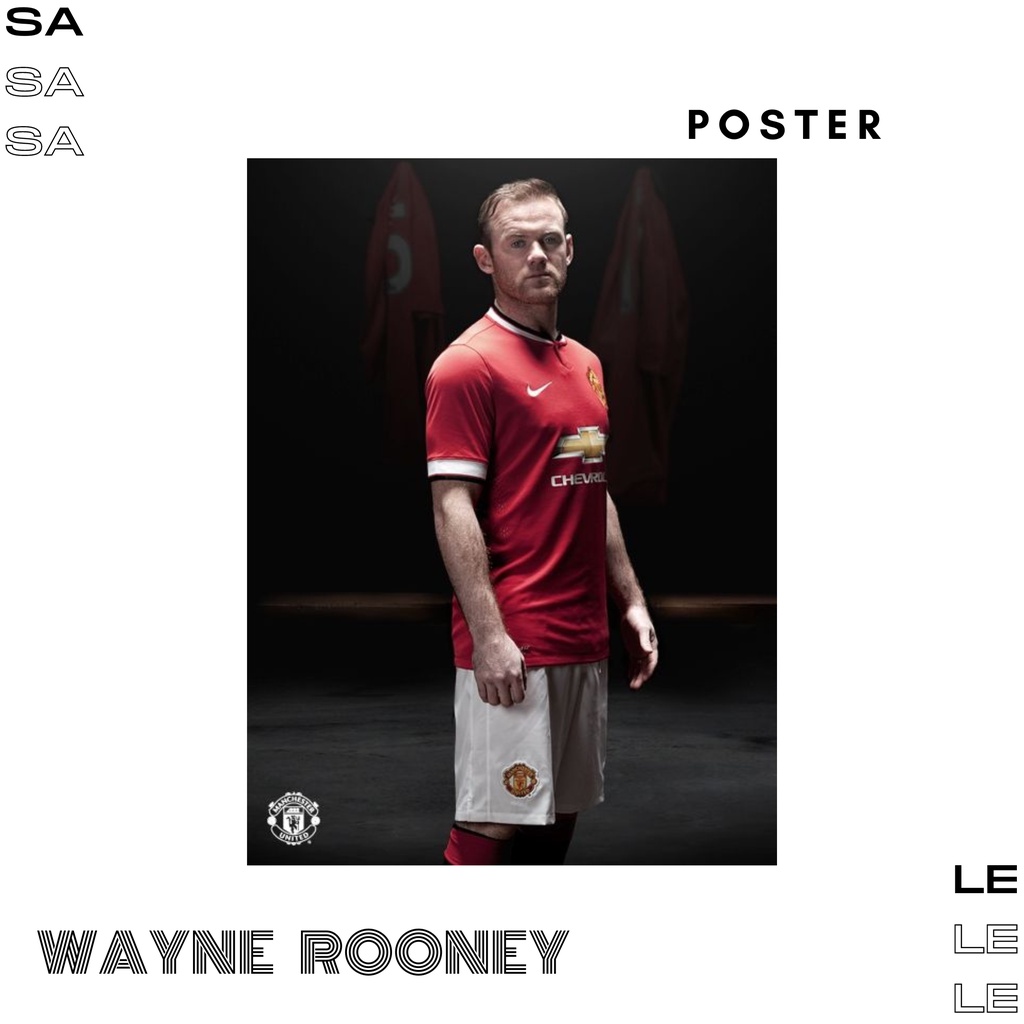 Jual POSTER DINDING WAYNE ROONEY - Ukuran A3/A4 (Bisa Custom Gambar ...