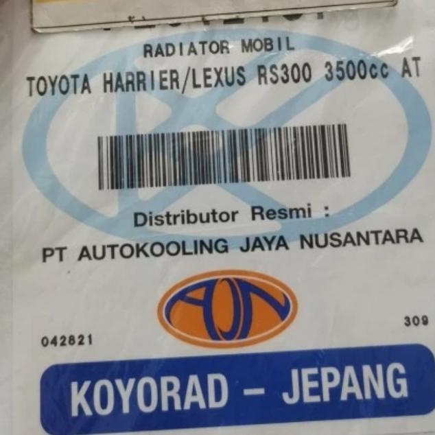 Jual Radiator HARRIER Lexus RX300 RX350 3500CC KOYORAD JAPAN | Shopee ...