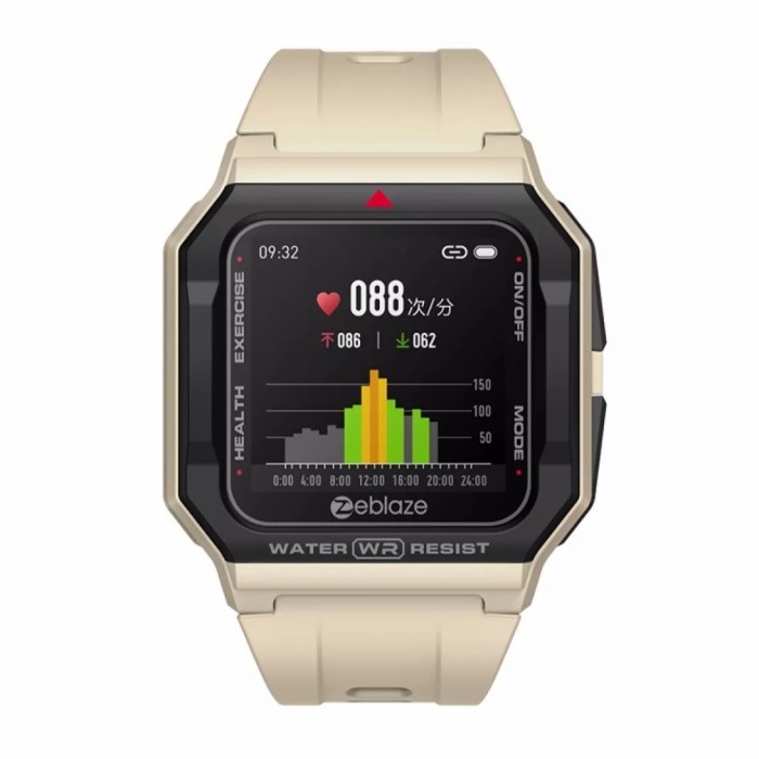 Zeblaze Ares Smartwatch, Amazfit neo alternafif, retro Khaki