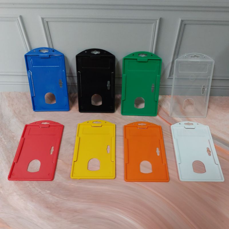 Jual Id Card Holder Frame Id Card Casing Id Card Name Tag Card Holder ...