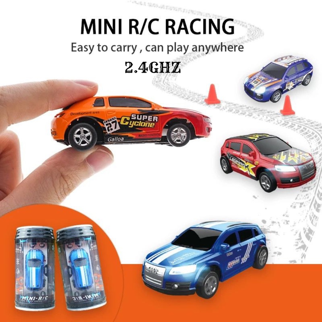 Jual RC WL 2015-1A 1:63 Coke Can Mini RC Radio Racing Car Mini RC Smoke ...