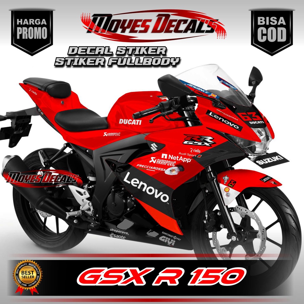 Jual Bisa Cod Decal Stiker Gsx R Full Body Decal Gsx R Lenovo Stiker Variasi Gsx R