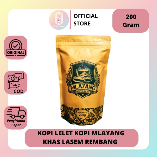 Jual Qeila Kopi Lelet Kopi Mlayang Khas Lasem Rembang 200 Gram