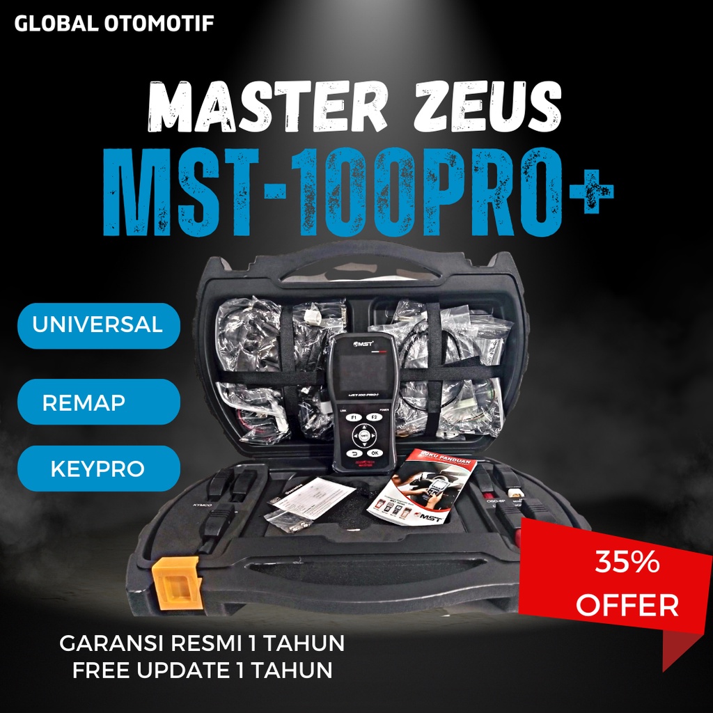 Jual Scanner Motor Injeksi Master Zeus MST100PRO+ Alat Service Universal Shopee Indonesia