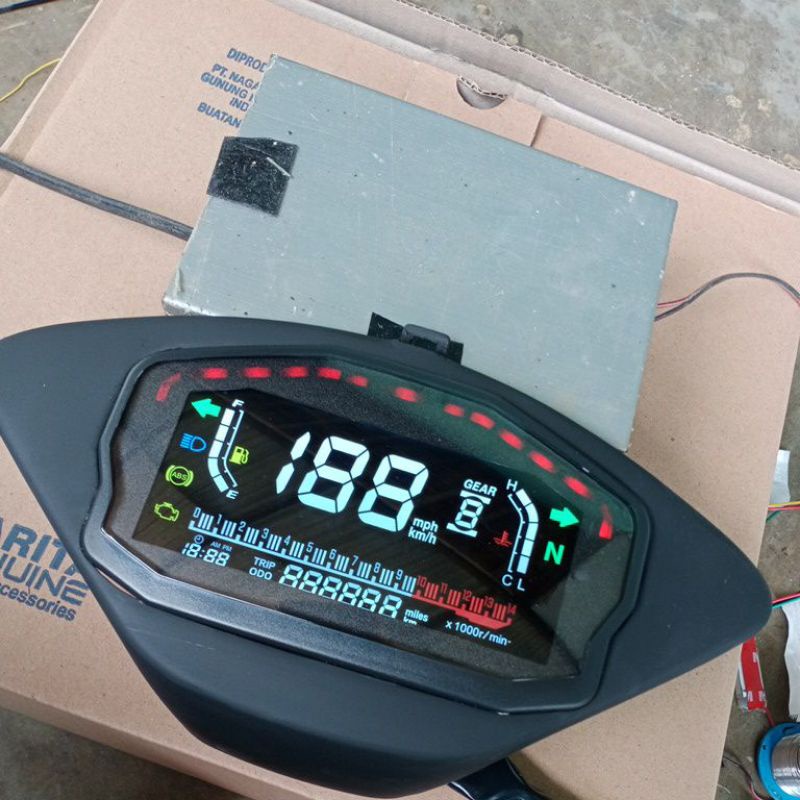 Jual speedometer digital honda supra x125 batman Honda 125 karbu