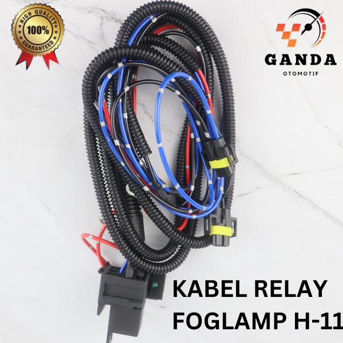 Jual KABEL SET RELAY UNTUK FOGLAMP MOBIL SOKET LAMPU H11 H16 Shopee