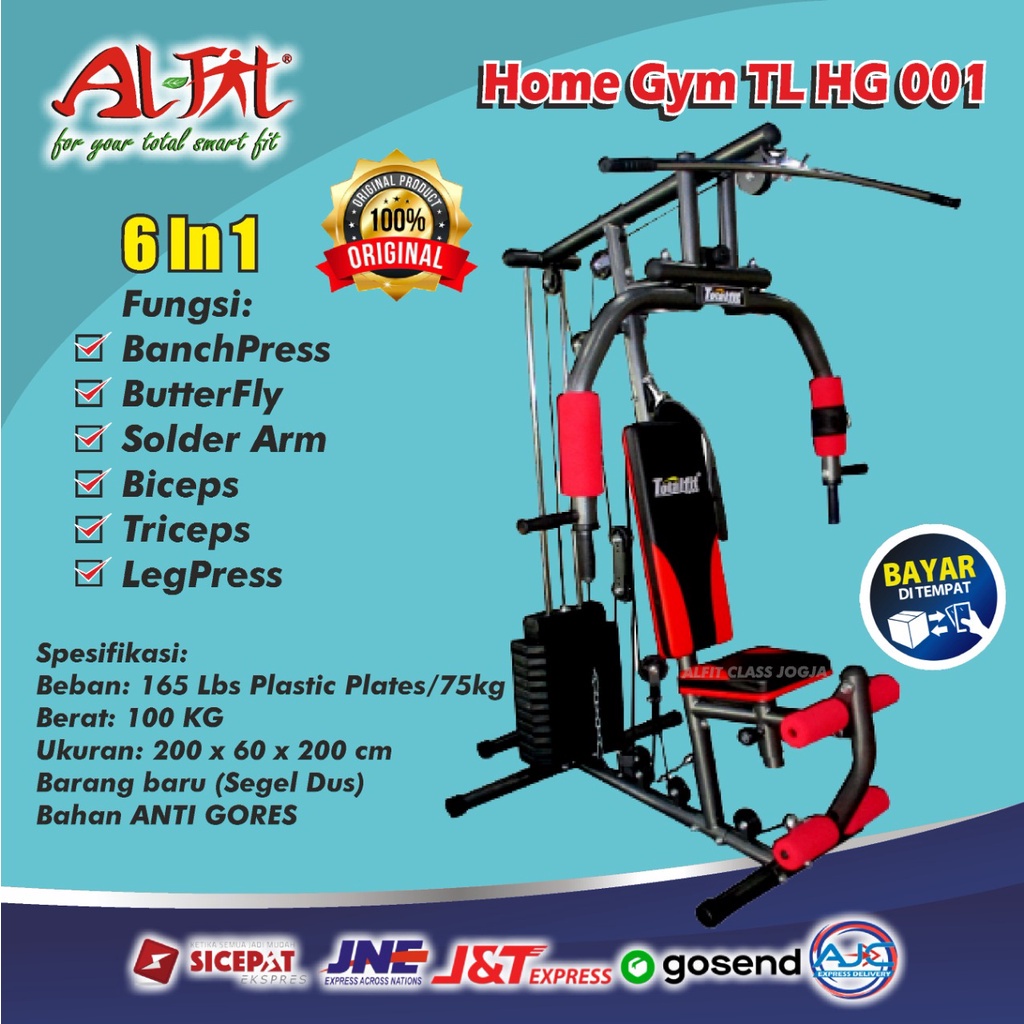 Jual Alat Olahraga Fitness Perlengkapan Fitnes Nge Gym Rumah Angkat ...