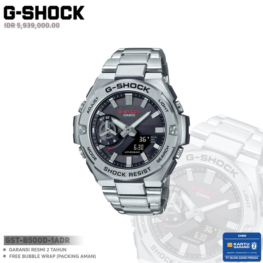 Jual Casio G-shock GST-B500D-1ADR Original | Shopee Indonesia