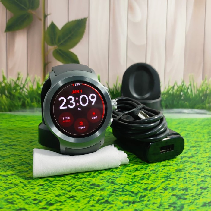 値下げ 日本語対応 LG Watch Sport LG-w281（半ジャンク） Jual Smartwatch LG Sport W280 Android heart Blood oxi | Shopee