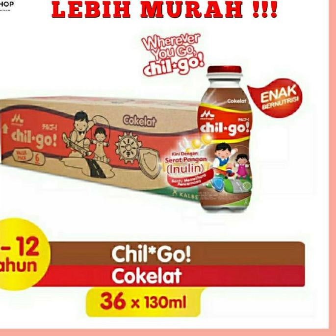 Jual TERLARIS Morinaga Chil Go / Chilgo Milk 130ml Karton (36 Morinaga ...