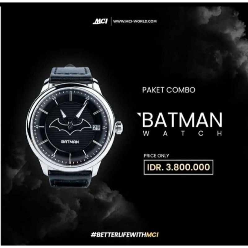 Jual Jam Tangan Germanium BATMAN Original MCI 100% | Shopee Indonesia