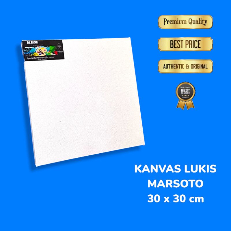 Jual Kanvas Lukis 30x30 Cm Canvas Lukis Marsoto Kanvas Stretched