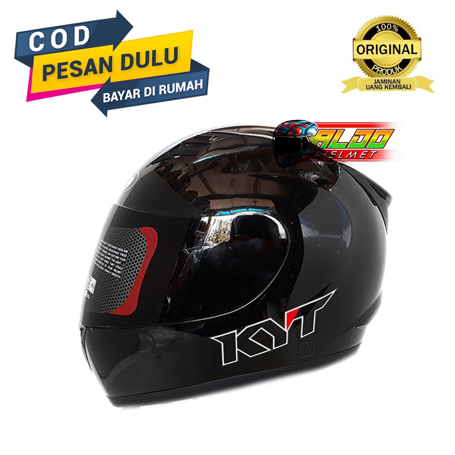 Jual HELM KYT R10 BLACK METALIC KYT R10 HELM FULL FACE KYT