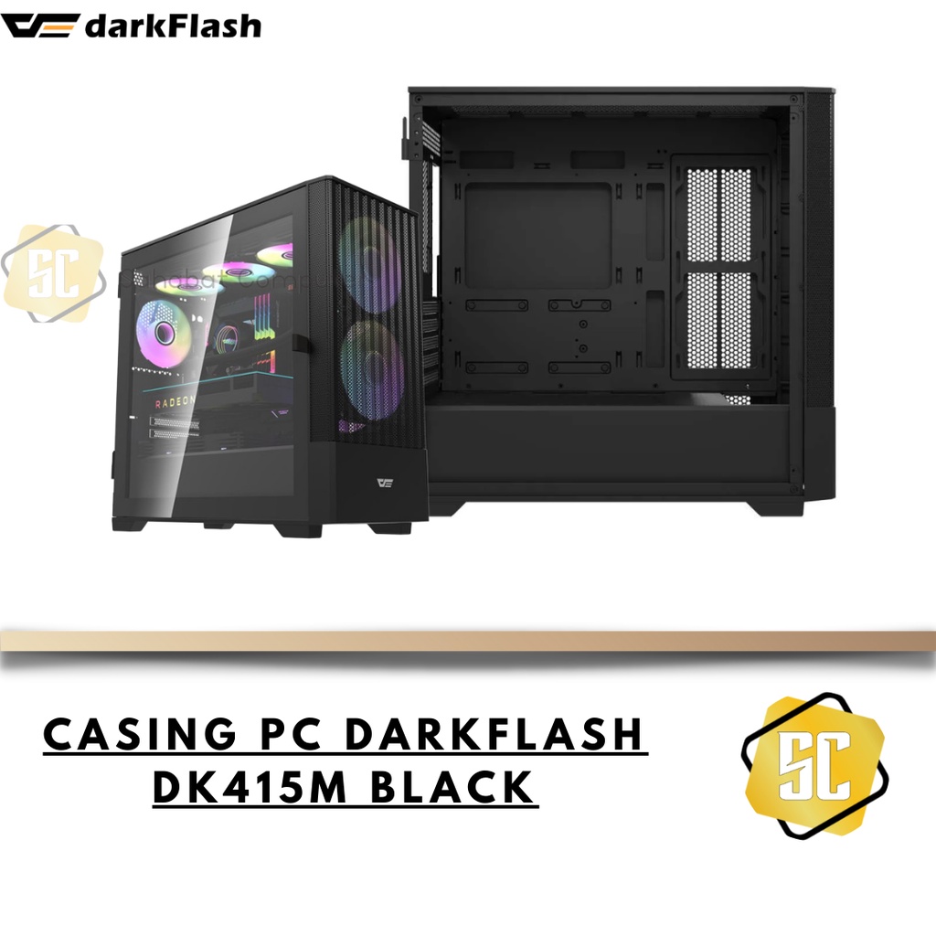 Jual Casing PC DARKFLASH DK415M BLACK | Shopee Indonesia