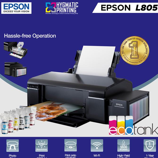 Jual Talia _ Printer Epson L805 A4 Photo / Wifi (6 Colour Printer ...