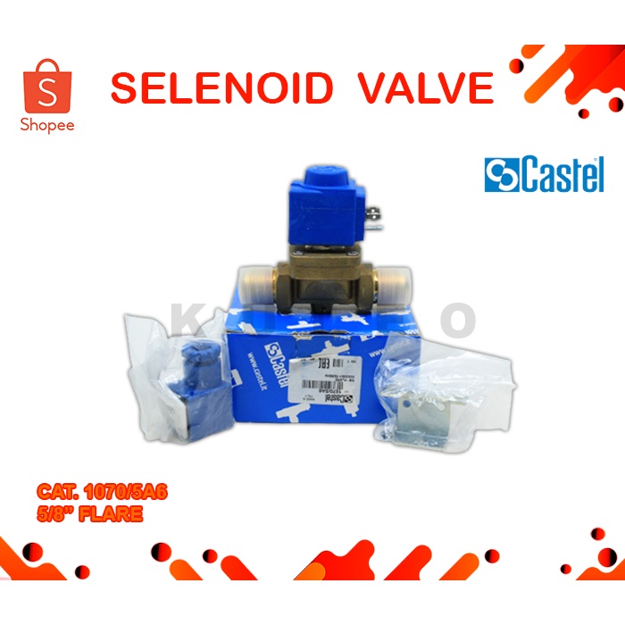 Jual SELENOID VALVE CASTEL 5/8
