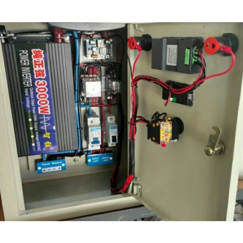 Jual Box panel surya PLTS 3000 watt hybrid offgrid | Shopee Indonesia