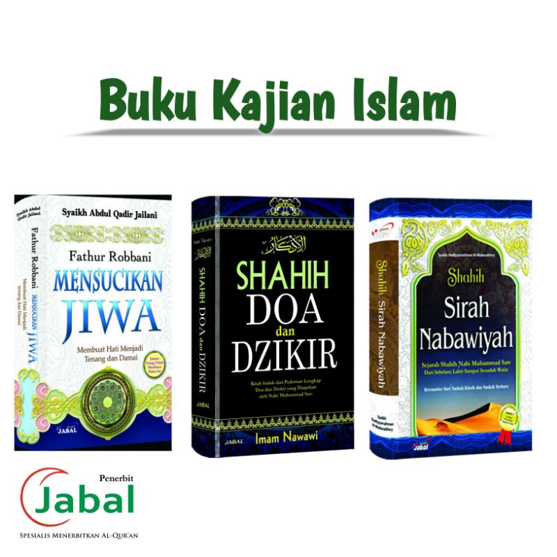 Jual Buku Kajian Islam Sirah Nabawiyah Shahih Doa Dzikir