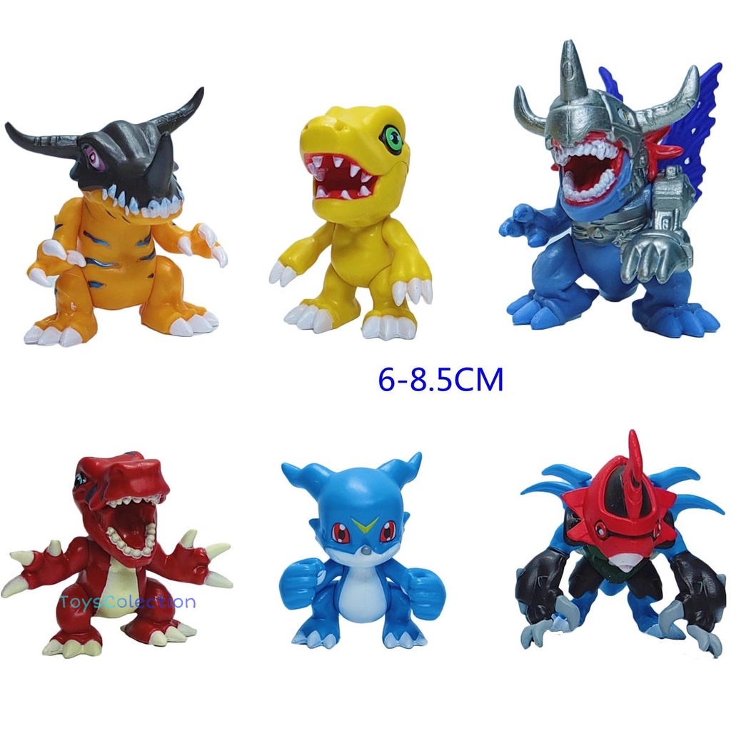 Jual ACTION FIGURE DIGIMON ADVENTURE SET 6 PCS DIGITAL MONSTER TOPPER ...
