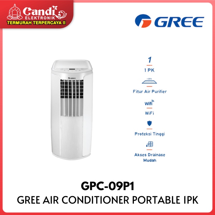Jual GREE Air Conditioner AC Portable Kapsitas 1 PK WIFI Control GPC