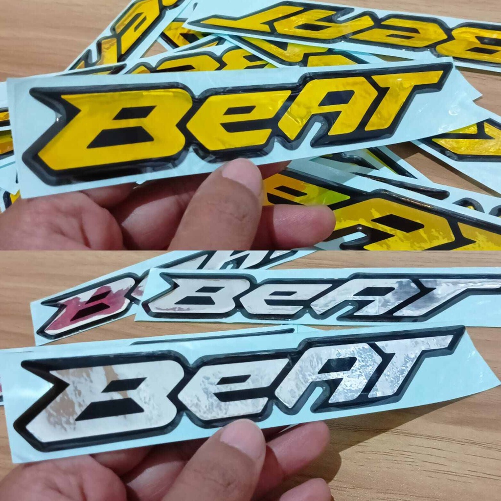 Jual Stiker Emblem Beat Timbul D Bahan Lentur Shopee Indonesia