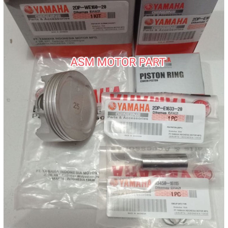 Jual PISTON KIT N MAX AEROX NMAX OS 0,25 2DP | Shopee Indonesia