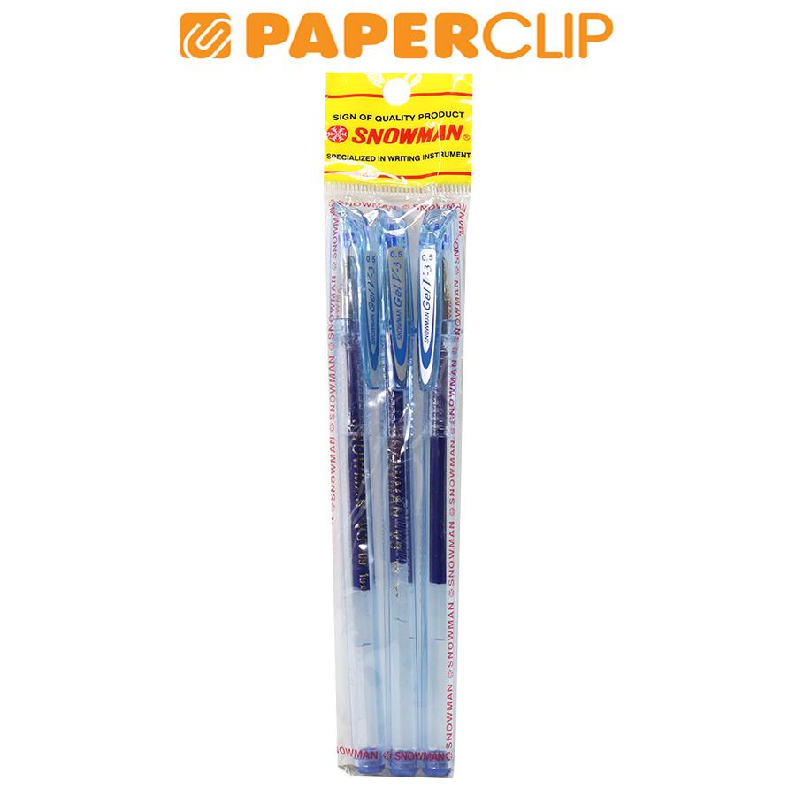 BALLPOINT / PEN SNOWMAN V-3 ISI 3 BIRU
