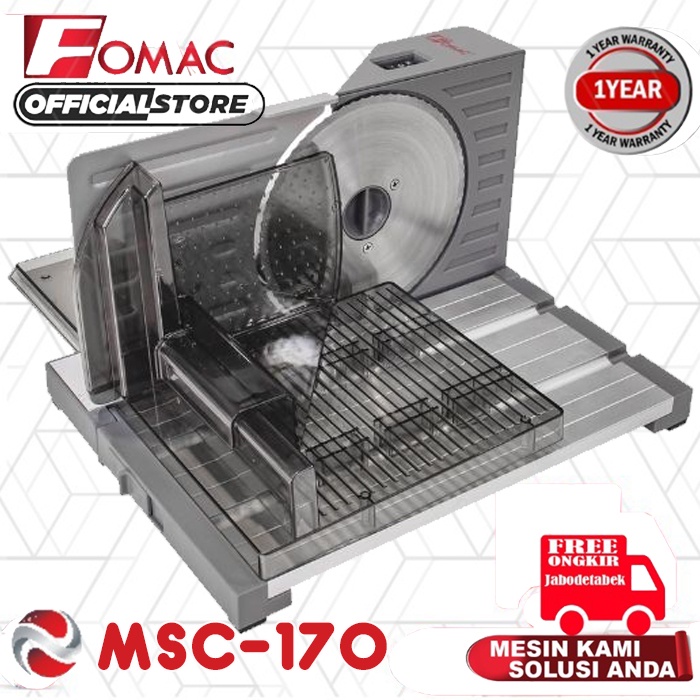 Jual Mesin Pengiris Daging Meat Slicer Msc 170 Fomac Iris Daging Tebal