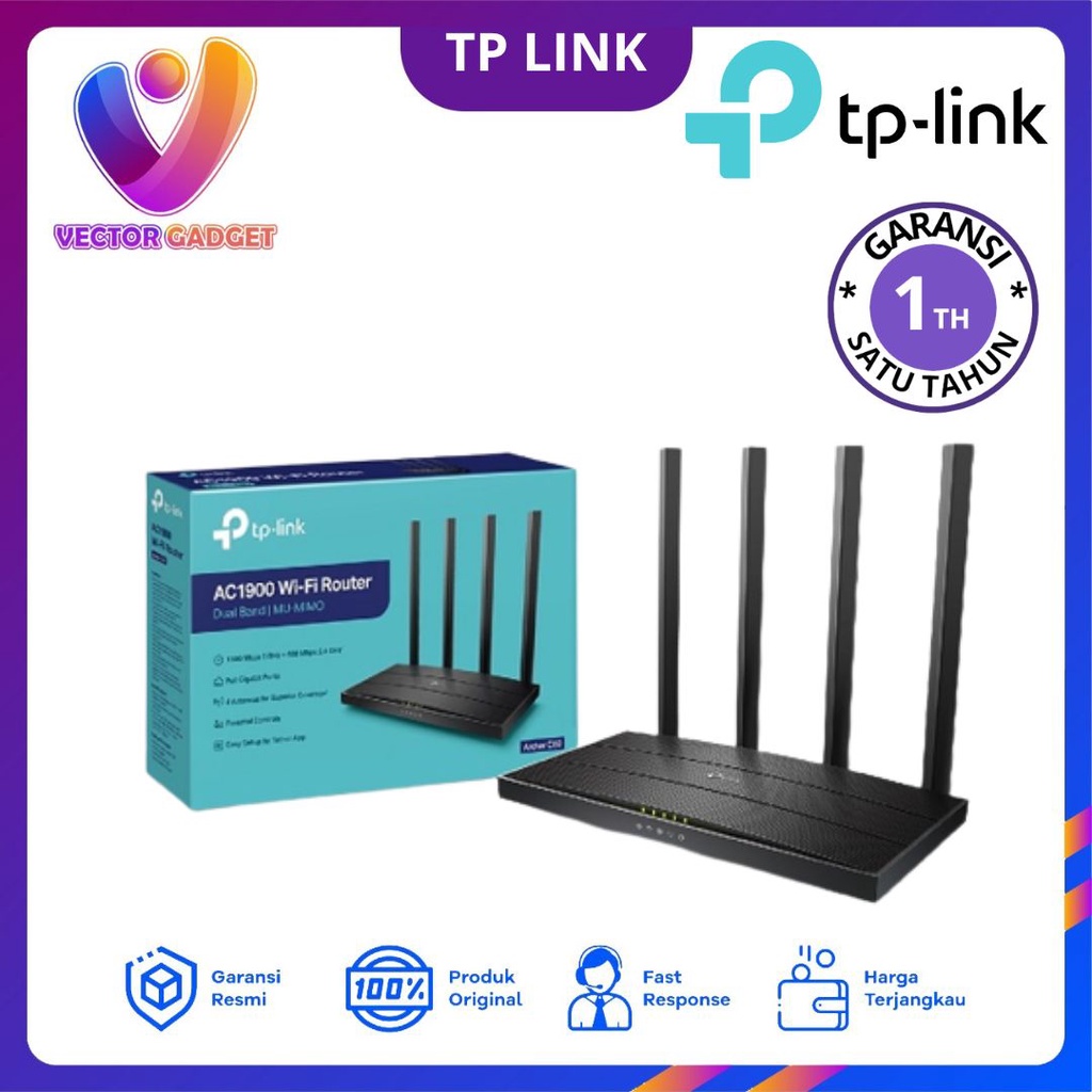 Jual TP-Link Archer C80 AC1900 Wireless MU-MIMO Wi-Fi Router Garansi ...