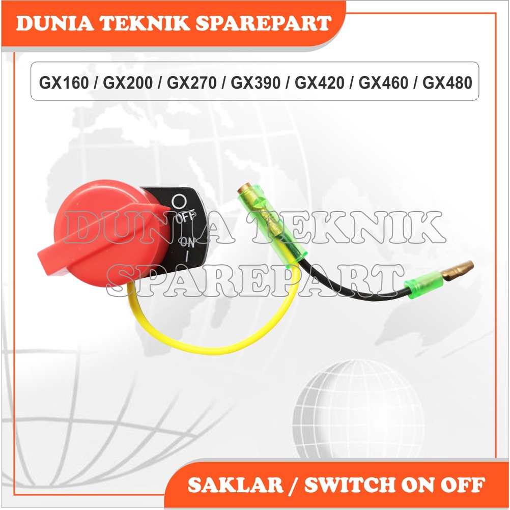 Jual SAKLAR / SWITCH ON OFF MESIN BENSIN, SAKLAR MESIN PENGGERAK ...