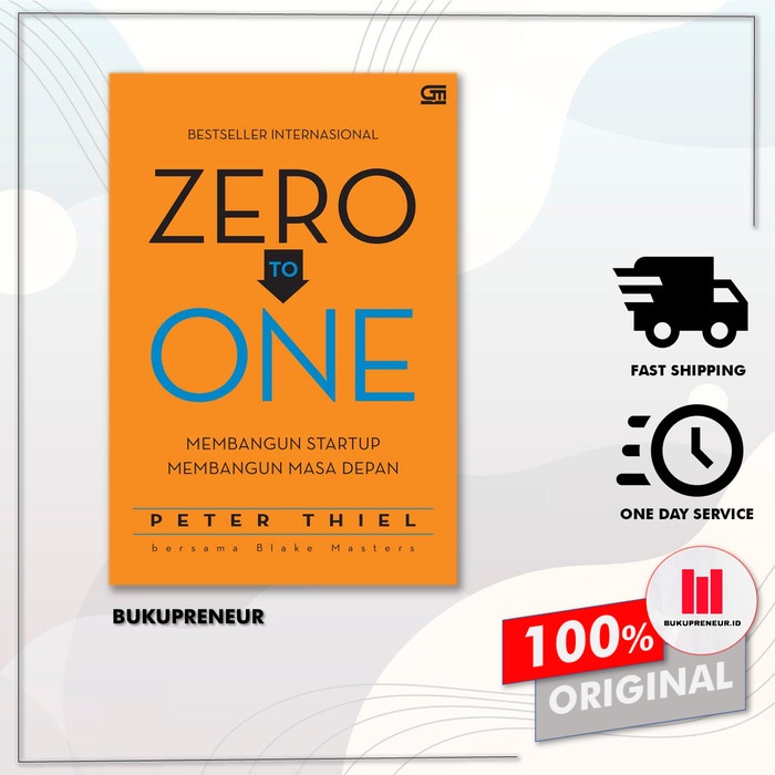 Jual BUKU ZERO TO ONE - PETER THIEL | Shopee Indonesia