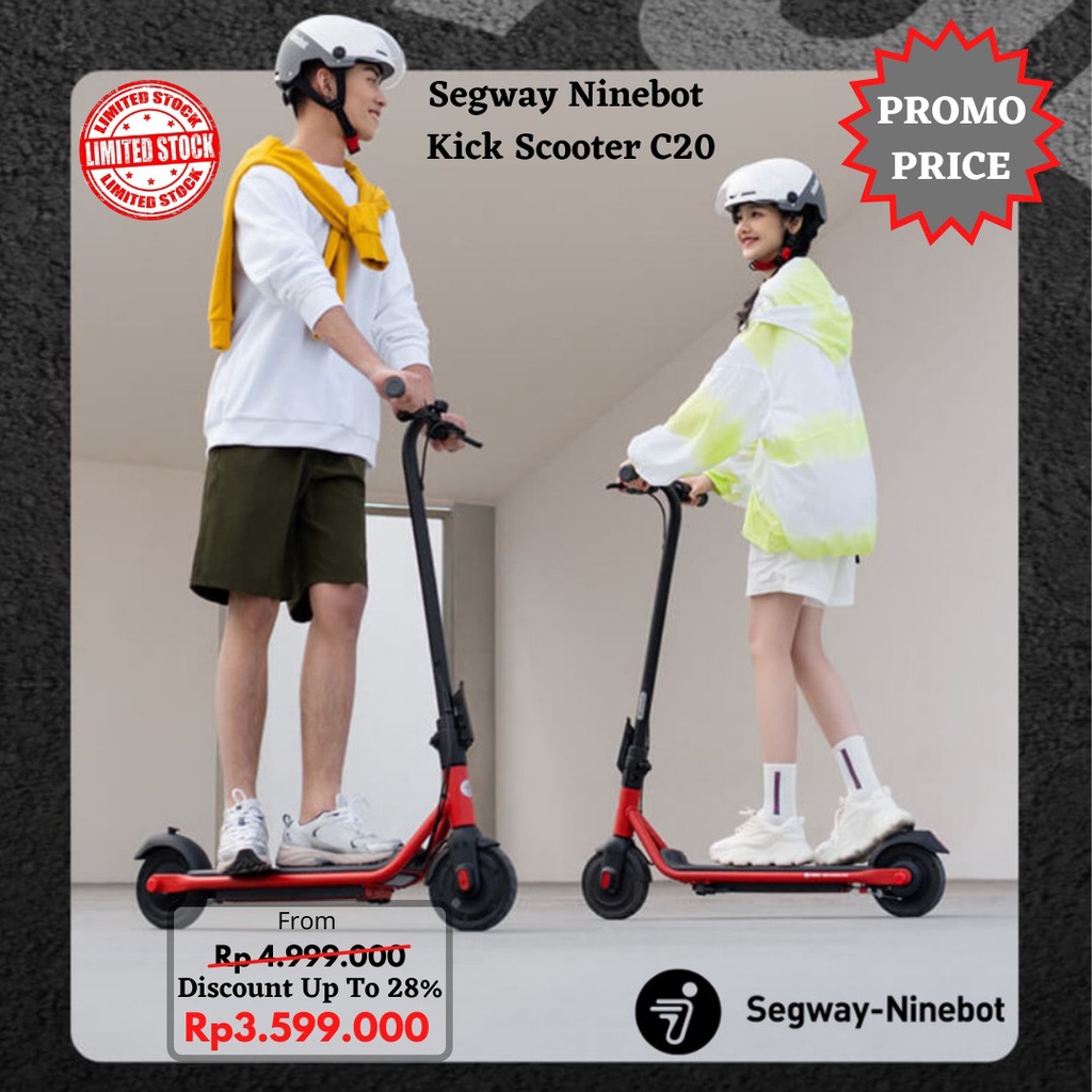 Jual Segway Ninebot E Kickscooter C Segway Electric Scooter Original Shopee Indonesia