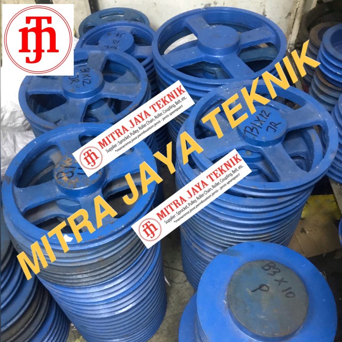 Jual PULI BESI JARI B2 x 10 inch PULLY PULLEY POLLY POLI 2 JALUR ...