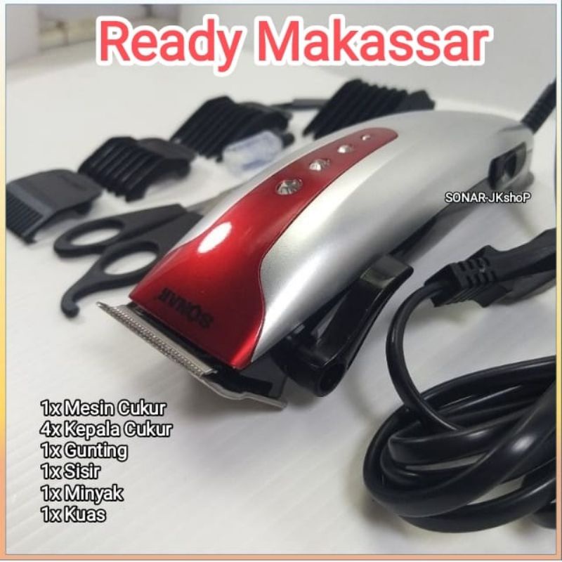 Jual Mesin Cukur Rambut Merk Sonar Cukur Rambut Listrik Alat Cukur Profesional Shopee