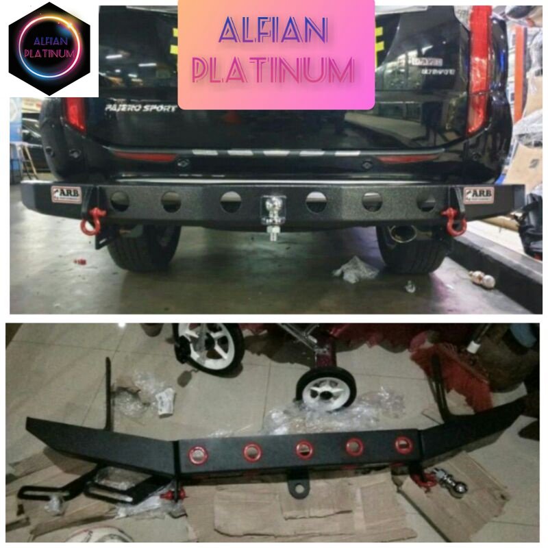 Jual Towing Bar ARB JUMBO/Besi Pengaman Bumper Belakang All New Pajero ...