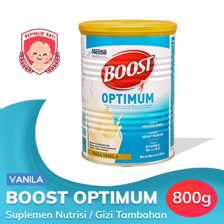 Jual Nestle Boost Optimum Susu Bubuk Dewasa Lansia Kaleng 800 Gram ...