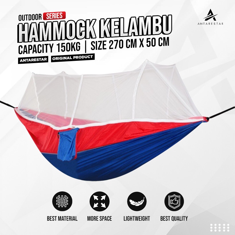 Jual ANTARESTAR Official Hammock Kelambu Ayunan Gantung Tempat Tidur